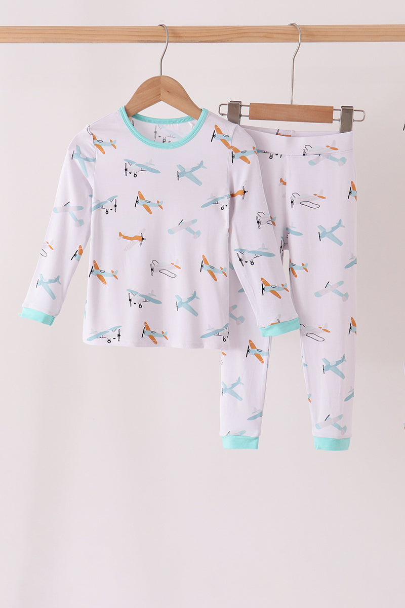 Airplane Bamboo 2Pc Pants Set