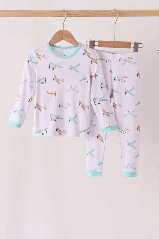 Airplane Bamboo 2Pc Pants Set