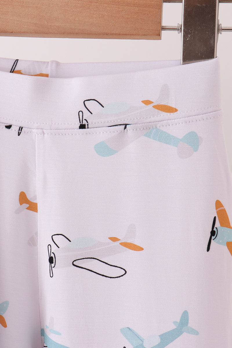 Airplane Bamboo 2Pc Pants Set