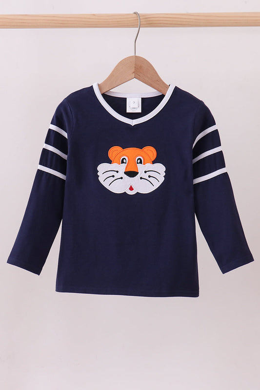 Auburn Tiger Applique Top