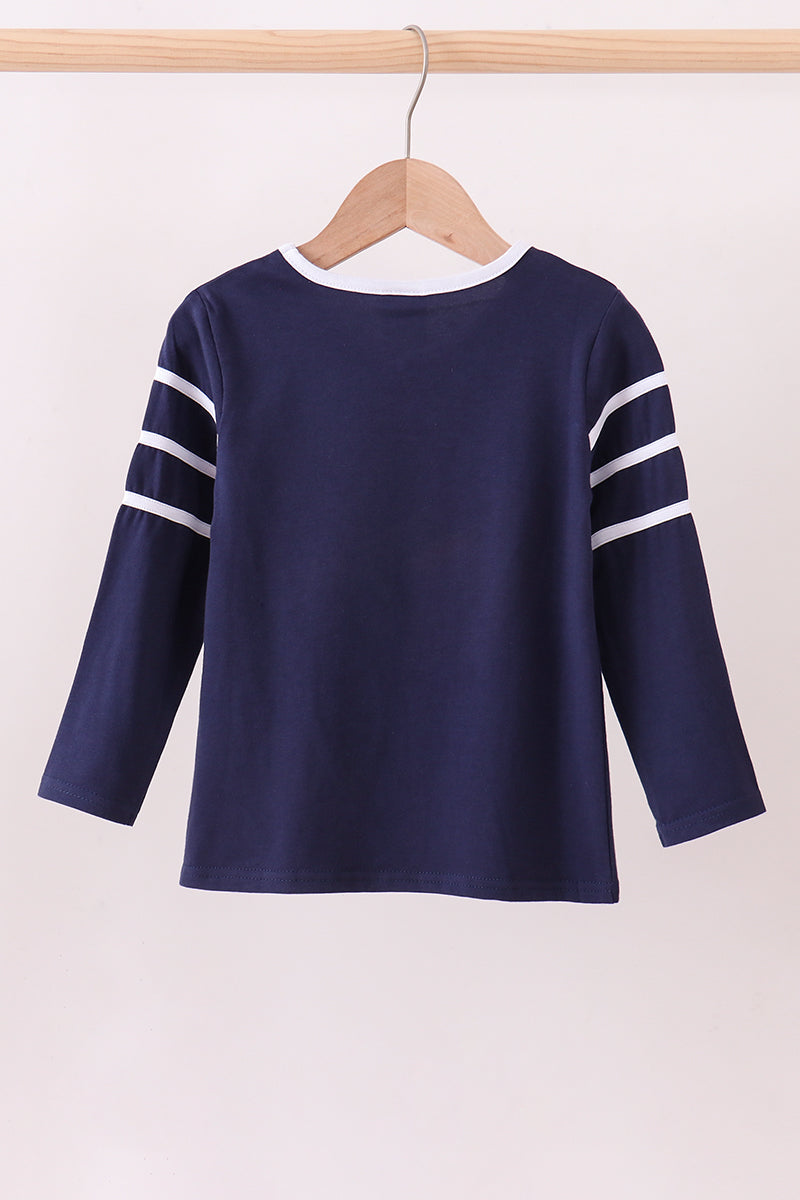 Auburn Tiger Applique Top