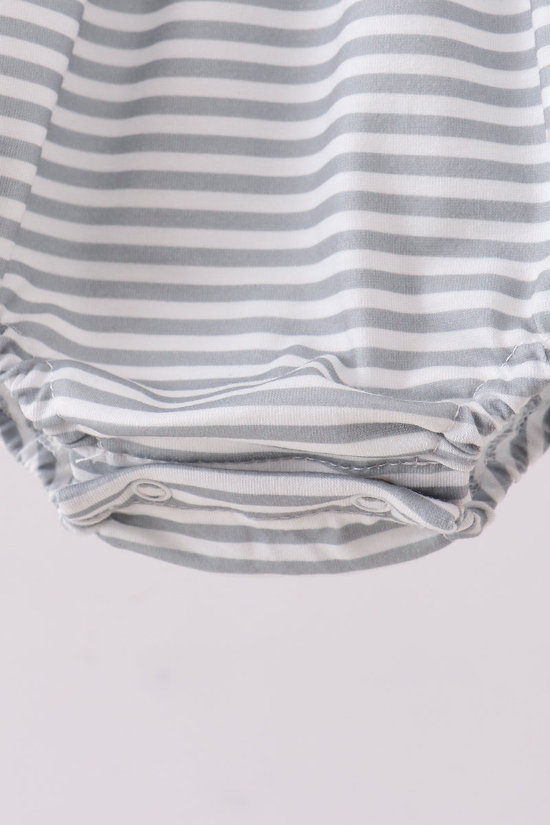 Orange Tennessee Embroidery Stripe Bubble