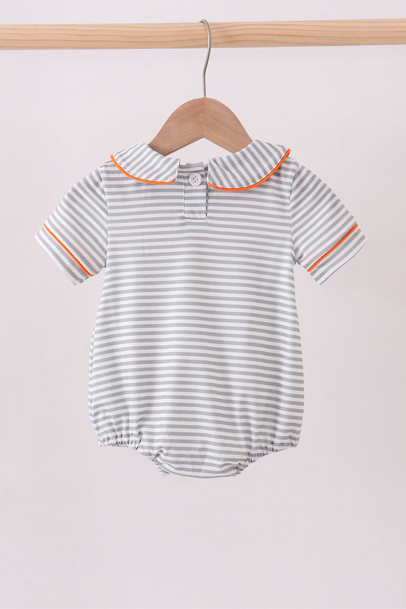 Orange Tennessee Embroidery Stripe Bubble