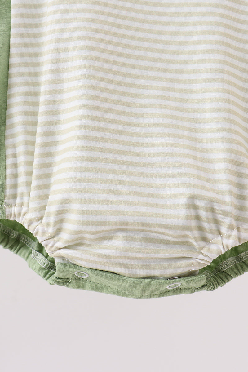 Monster Truck Embroidery Stripe Bubble