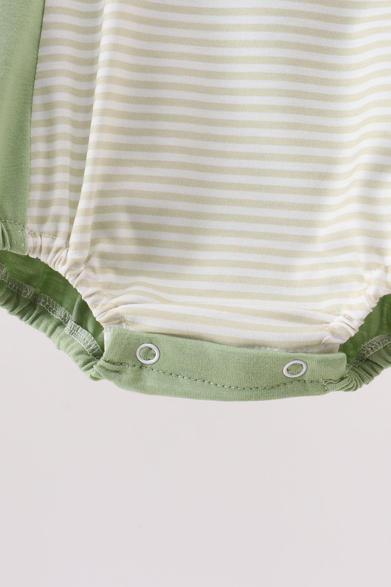 Monster Truck Embroidery Stripe Bubble
