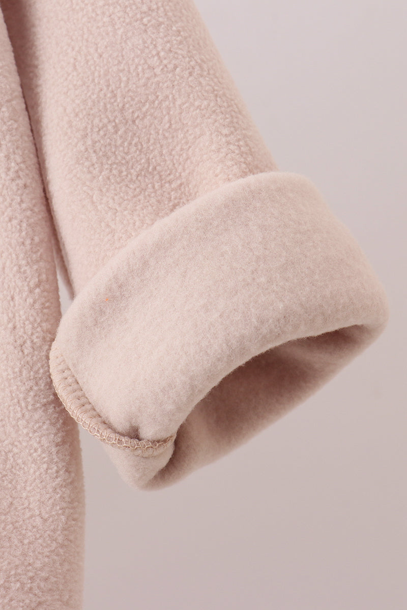 Khaki Fleece Coat
