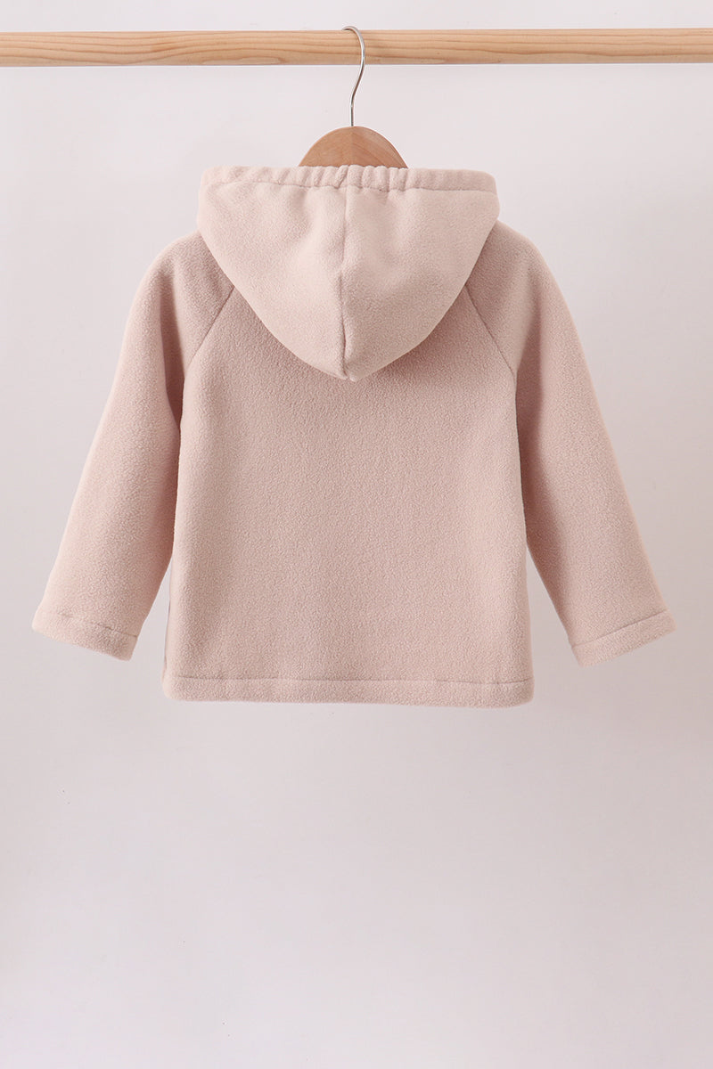 Khaki Fleece Coat