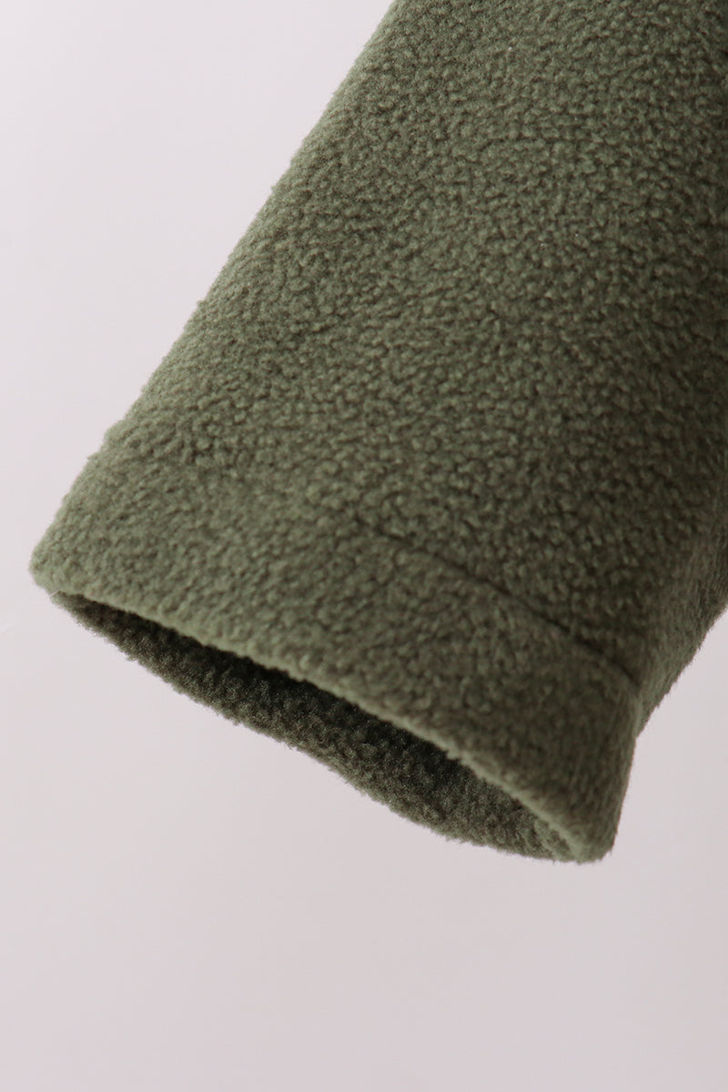 Green Fleece Coat